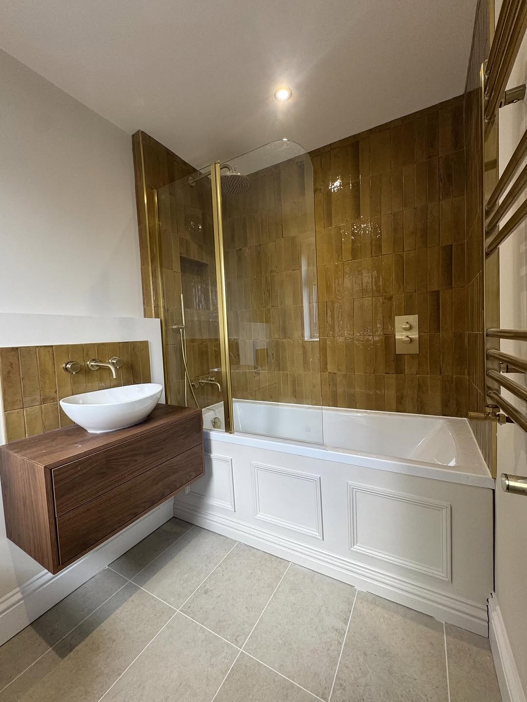 Finished bathroom